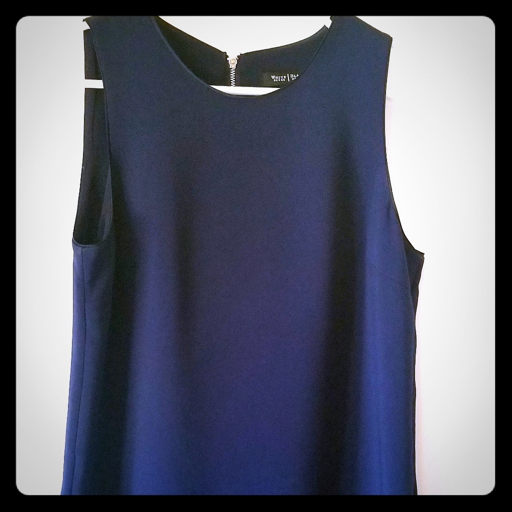 WhiteHouse/ BlackMarket Blue Tunic
